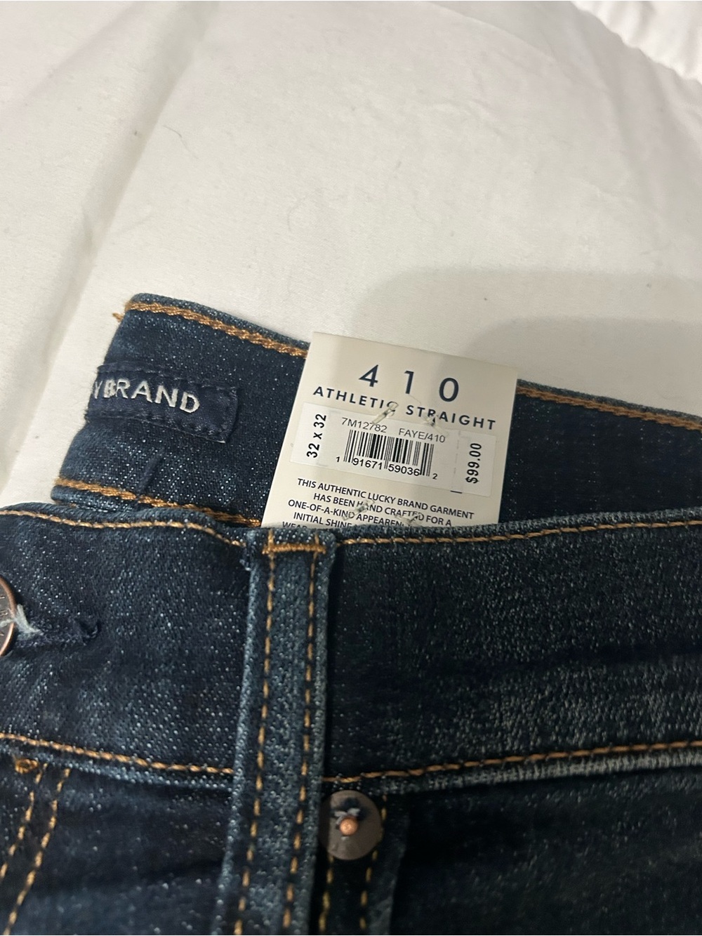 Lucky Brand Dark Blue Men's Jeans 32x32 - Picture 5 of 7